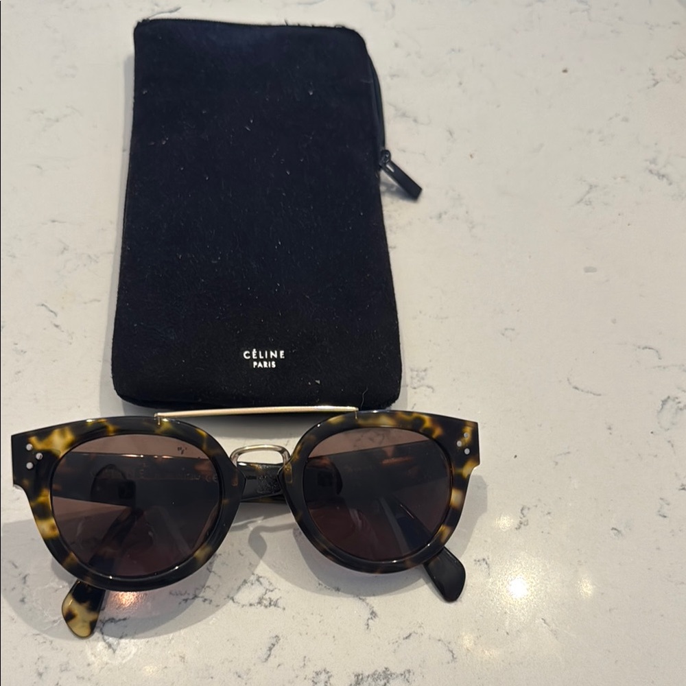 Celine Tortoise Sunglasses